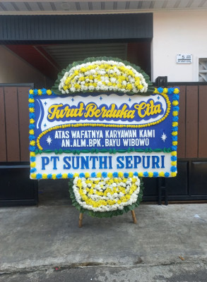 Papan Bunga Duka di Jatake